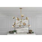 Robert Abbey Lighting - 1215 - Celeste 12-Light Chandelier 50.5 Inches Wide and 25 Inches Tall