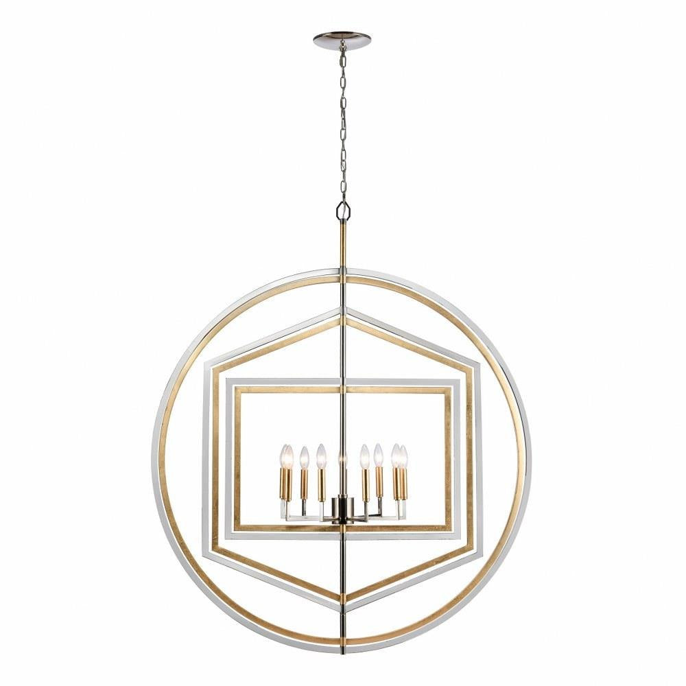 Bailey Street Home - 2499-BEL-4965620 - Hobart Quay - 9 Light Chandelier In Modern Style-54.25 Inches Tall and 46 Inches Wide