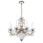 Bagatelle Chandelier, 11-Light, Aurelia Gold with Clear Heritage Crystal, 26.5"W (1238N-211H 1HWRWQ)