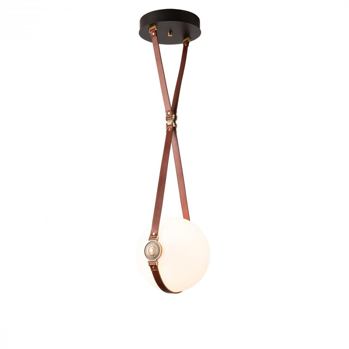 Derby Pendant, 1-Light, Short Height, LED, Black, Opal Glass, 10"W (131040-LED-SHRT-10-27-LB-NL-GG0670 5D3KHR)