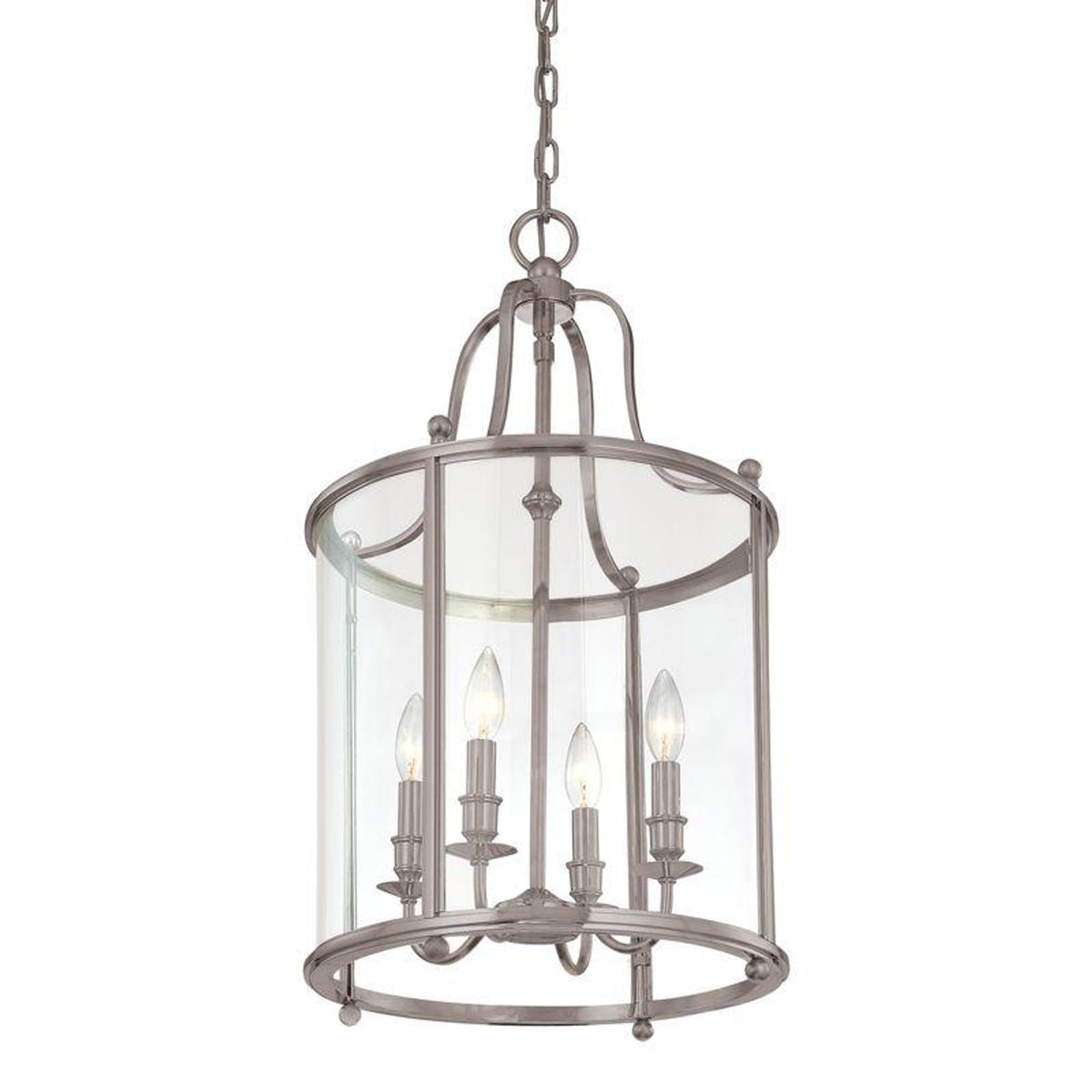 Aerial Pendant, 5-Light, Short Height, Natural Iron, Frosted Glass, 47.5"W (137865-SKT-SHRT-20-FD0626 4RY9HA)