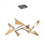 Cityscape Pendant, 1-Light, Standard Height, LED, Black, 38"W (139910-LED-STND-10-82 4T1C57)