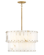 Simone LED Chandelier Burnished Gold