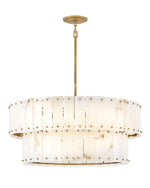 Simone LED Chandelier Burnished Gold