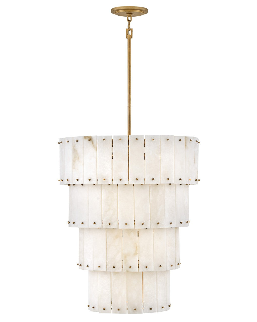 Simone LED Chandelier Burnished Gold
