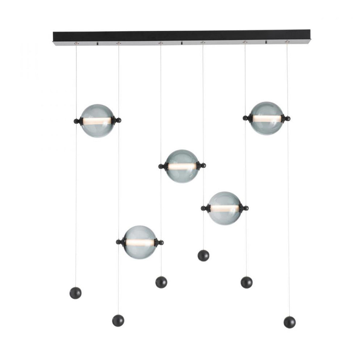 Cityscape Pendant, 1-Light, Standard Height, LED, Natural Iron, 5.3"W (139726-LED-STND-20-82 461ZP8)