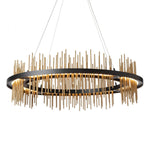 Cityscape Pendant, 1-Light, Standard Height, LED, Soft Gold, 5.3"W (139726-LED-STND-84-82 461ZPD)