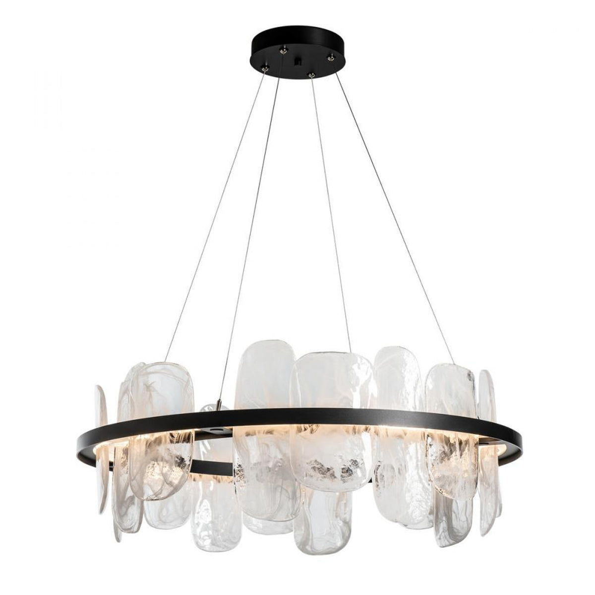 Gossamer Pendant, 1-Light, Standard Height, LED, Dark Smoke, 38"W (139656-LED-STND-07-85 5D9RR5)