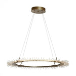Anemone Pendant, 1-Light, Standard Height, LED, Sterling, 36.9"W (139772-LED-STND-85 5D9WMW)