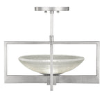 DELPHI 18" W Round Semi-Flush Mount