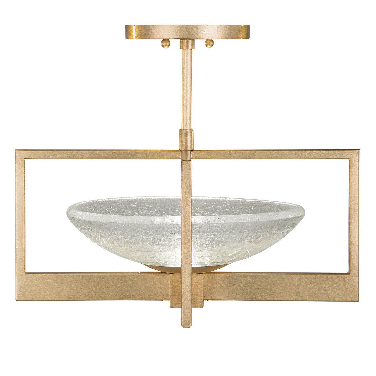 DELPHI 18" W Round Semi-Flush Mount