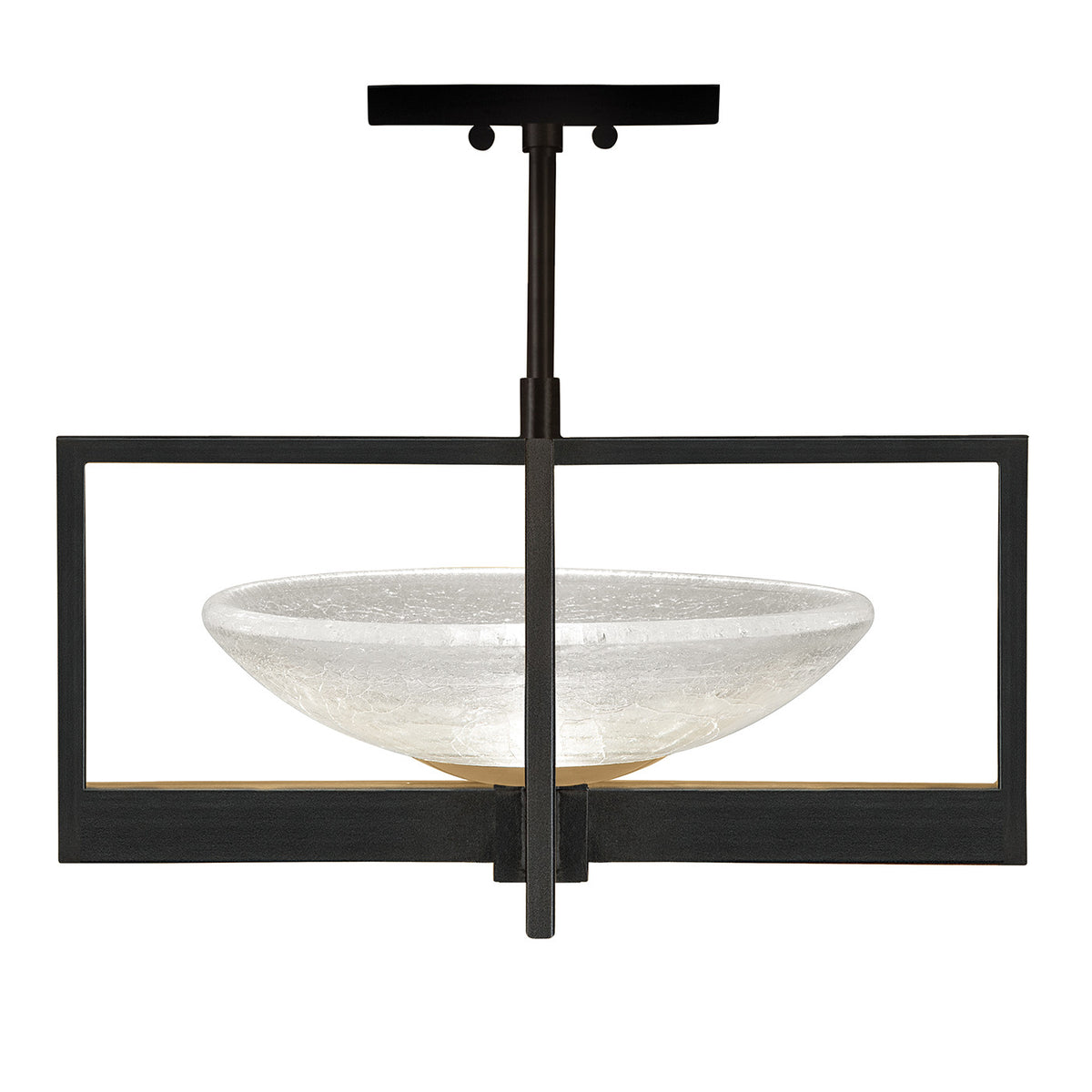 DELPHI 18" W Round Semi-Flush Mount