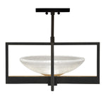 DELPHI 18" W Round Semi-Flush Mount