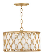 Estie LED Convertible Semi-Flush Mount Piastra Gold
