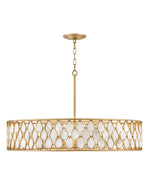 Estie LED Chandelier Piastra Gold