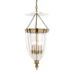 Aerial Pendant, 5-Light, Short Height, Vintage Platinum, Frosted Glass, 47.5"W (137865-SKT-SHRT-82-FD0626 4RY9HC)