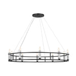 Bailey Street Home - 147-BEL-1284171 - Hitchings Leaze - 10 Light Chandelier In Traditional Style-6.5 Inches Tall and 50 Inches Wide