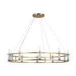 Bailey Street Home - 147-BEL-1284171 - Hitchings Leaze - 10 Light Chandelier In Traditional Style-6.5 Inches Tall and 50 Inches Wide
