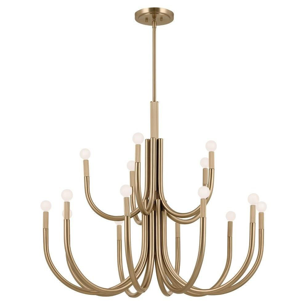 Bailey Street Home - 147-BEL-5016790 - Hollies Leaze - 15 Light Chandelier-35.75 Inches Tall and 40.25 Inches Wide
