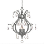Three-Light Convertible Mini Chandelier withSWarovskiSpectra Crystals