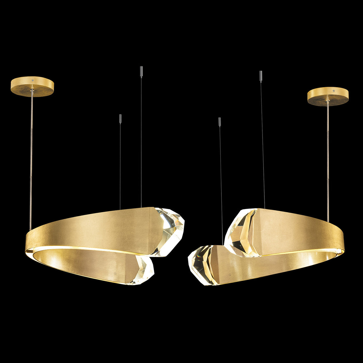 STRATA 49" W Round Pendant