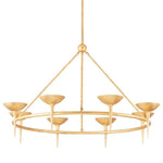 Bailey Street Home - 154-BEL-4642340 - Thornbury Furlong - 8 Light Chandelier In Modern Style-35 Inches Tall and 47 Inches Wide
