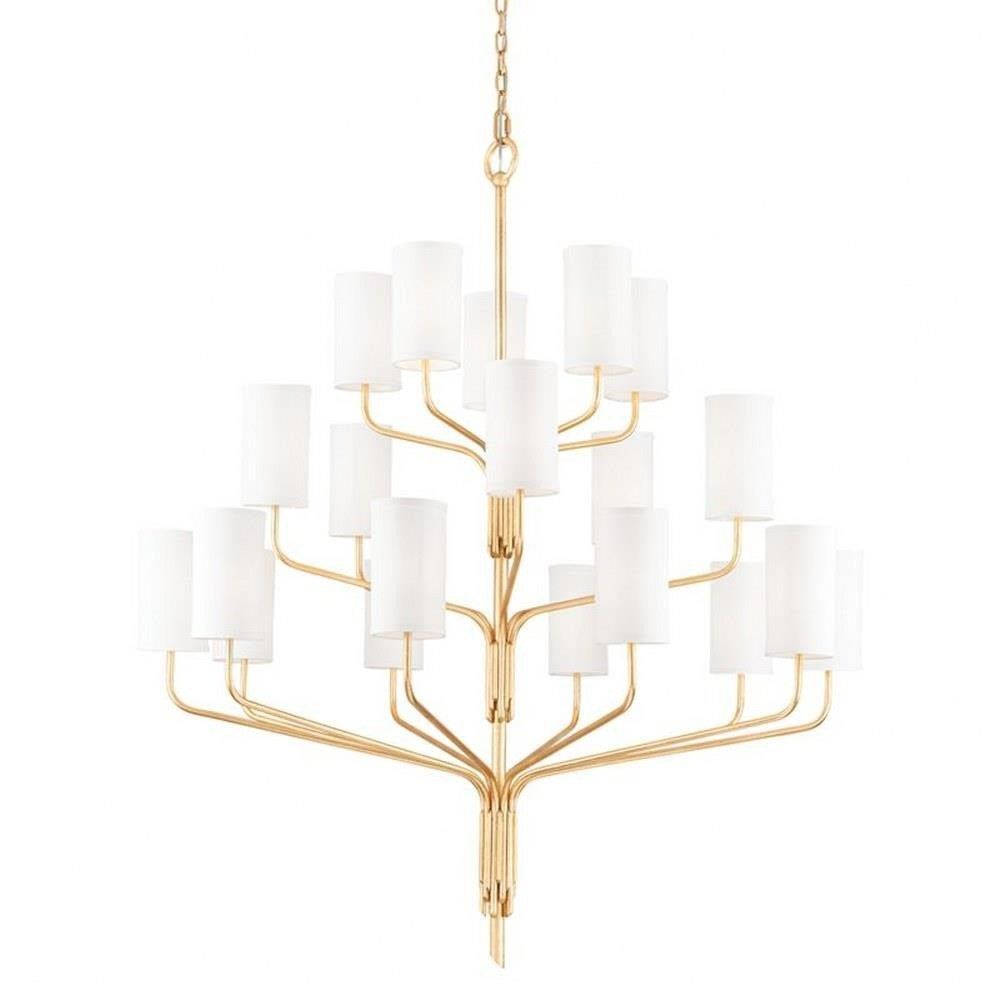 Bailey Street Home - 154-BEL-4652877 - South View Pleasant - 20 Light X-Large Chandelier In Transitional Essentials Style-59.4 Inches Tall and 52 Inches Wide