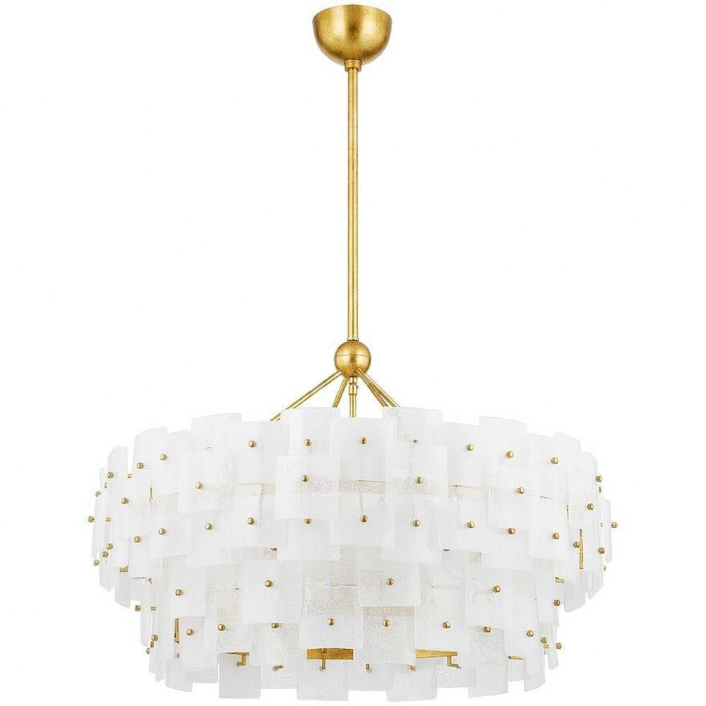 Bailey Street Home - 154-BEL-5180531 - Arran Quadrant - 8 Light Chandelier-25 Inches Tall and 36 Inches Wide