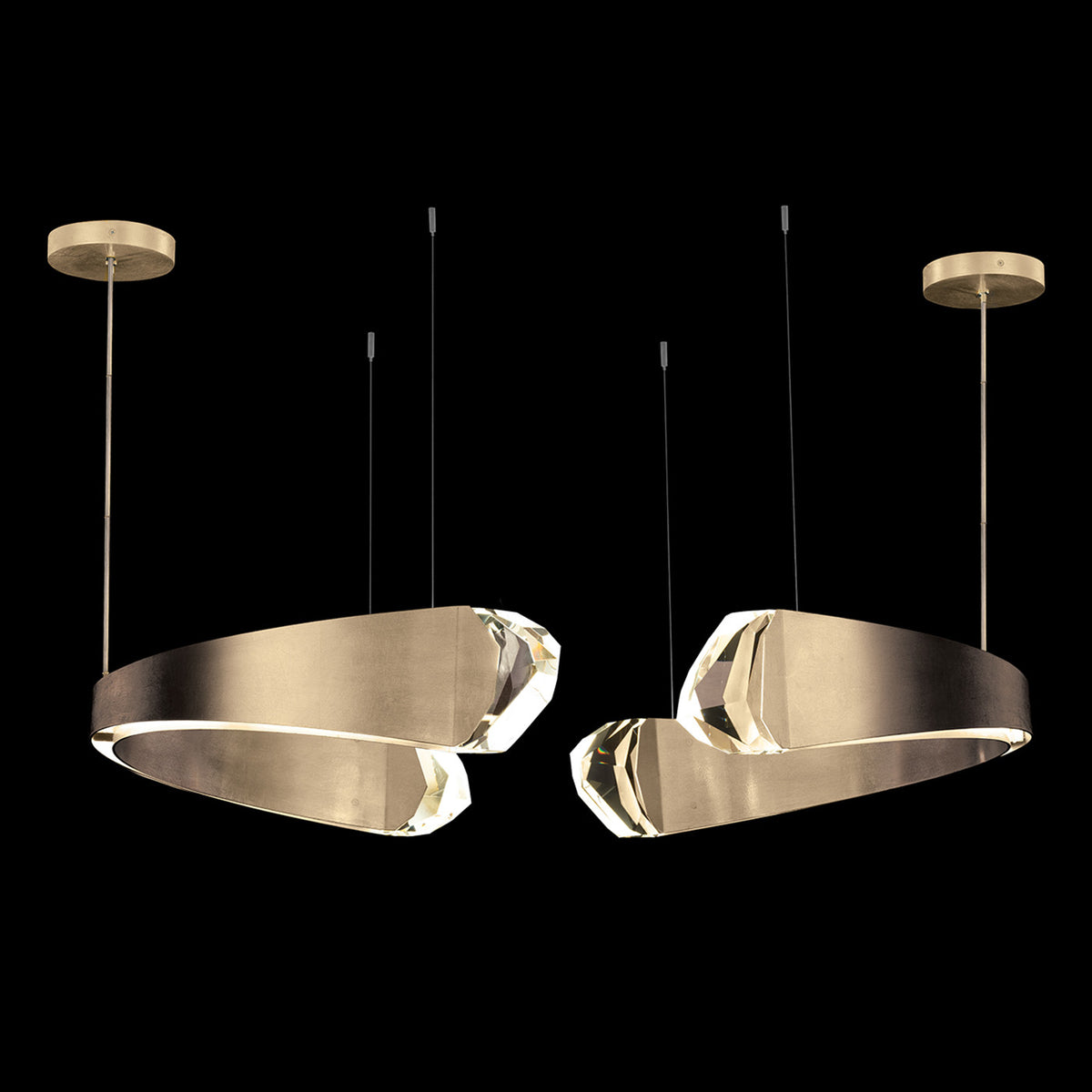 STRATA 49" W Round Pendant