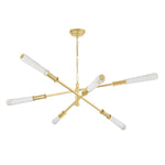 Dashiell LED Chandelier Vintage Polished Brass