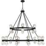 Bailey Street Home - 159-BEL-4636185 - Modern Thirty Six Light Chandelier in Matte Black Finish