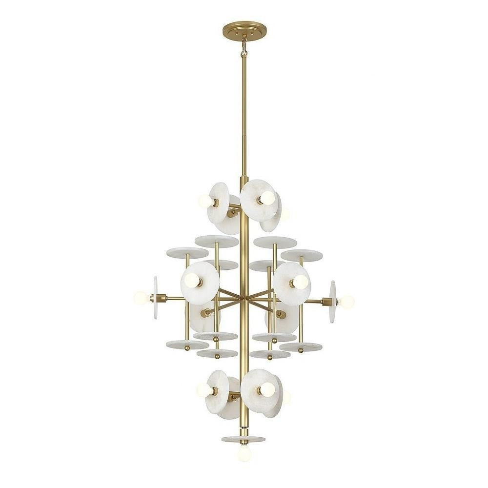 Bailey Street Home - 159-BEL-5040581 - Shoreswood Loan - 15 Light Chandelier In Modern Style-40 Inches Tall and 30 Inches Wide
