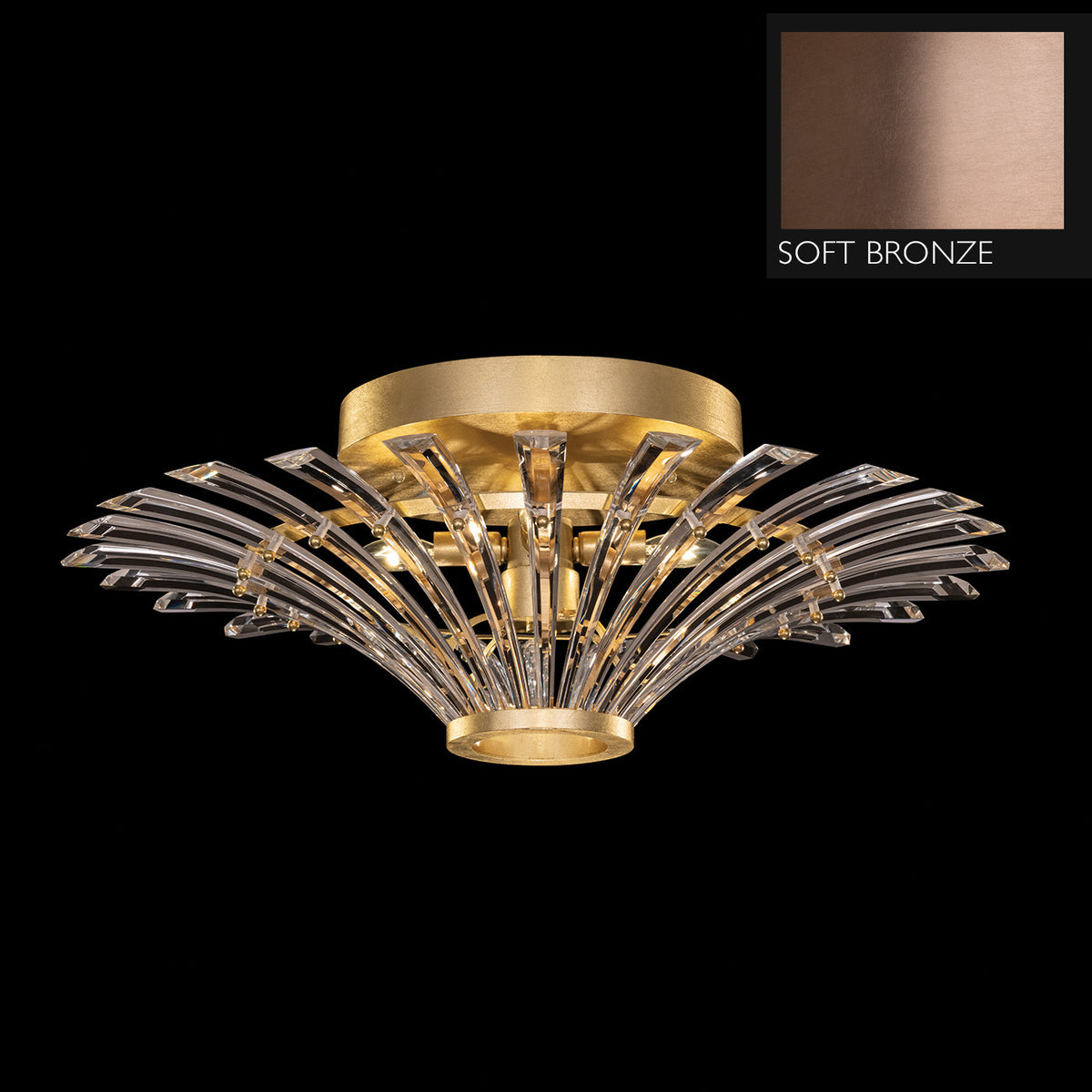 TREVI 27.25" W Round Flush Mount