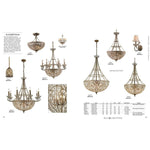 Bailey Street Home - 2499-BEL-2119040 - Traditional Ten Light Chandelier in Dark Bronze Finish