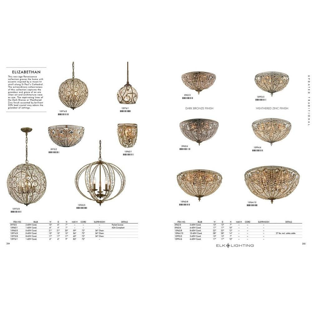 Bailey Street Home - 2499-BEL-2119040 - Traditional Ten Light Chandelier in Dark Bronze Finish
