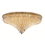 Tranquil Gold 21-Light 36-Inch Flush Mount with Swarovski Strass/Elements Crystal