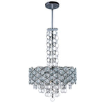 International Cirque Polished Chrome Eight-Light Single Pendant