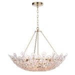 Charlotte Chandelier, 12-Light, Natural Brass, 30.5"W (16-1177 504X4XM)