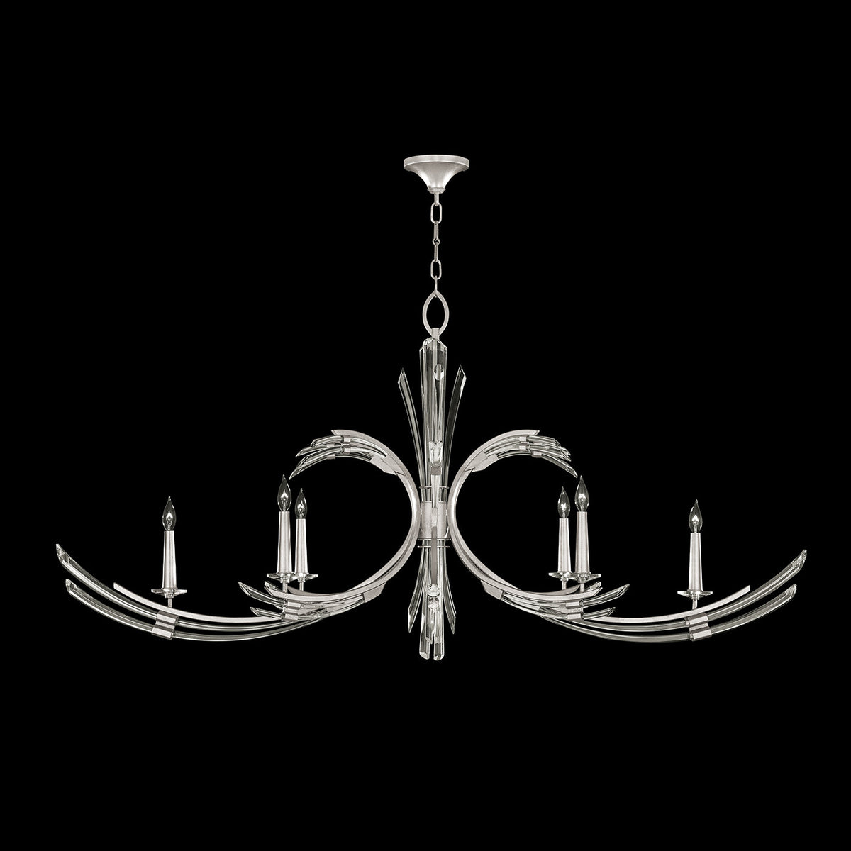 TREVI 68" W Oblong Chandelier