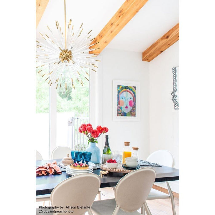 Robert Abbey Lighting - 166 - Andromeda 8-Light Chandelier 28 Inches Wide and 28 Inches Tall
