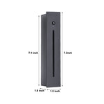 Vertical Motion Sensor LED Stair Light Wall Recessed Contemporary Lighting For Indoor and Outdoor Steps
