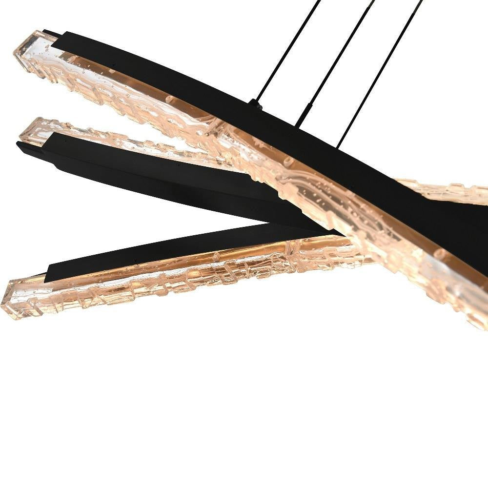 CWI Lighting - 1710P50-3 - Saber - 72W LED Chandelier-21 Inch Tall and 50 Inch Wide