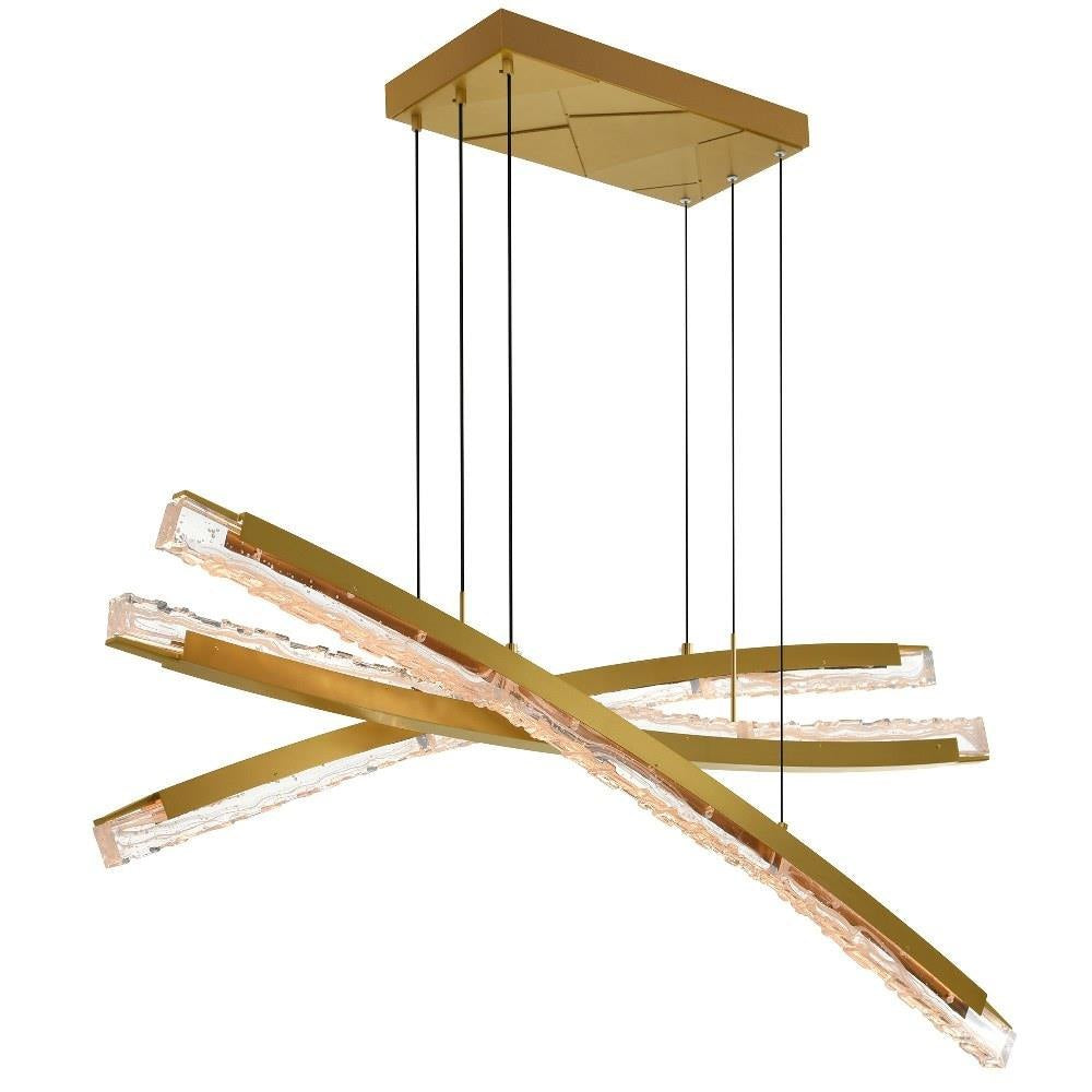 CWI Lighting - 1710P50-3 - Saber - 72W LED Chandelier-21 Inch Tall and 50 Inch Wide