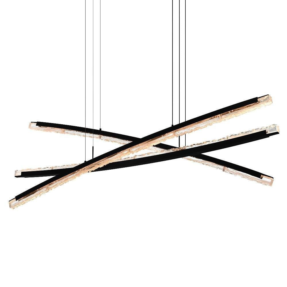 CWI Lighting - 1710P70-3-101 - Saber - 108W LED Chandelier-26 Inch Tall and 70 Inch Wide