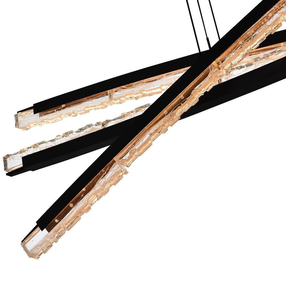 CWI Lighting - 1710P70-3-101 - Saber - 108W LED Chandelier-26 Inch Tall and 70 Inch Wide