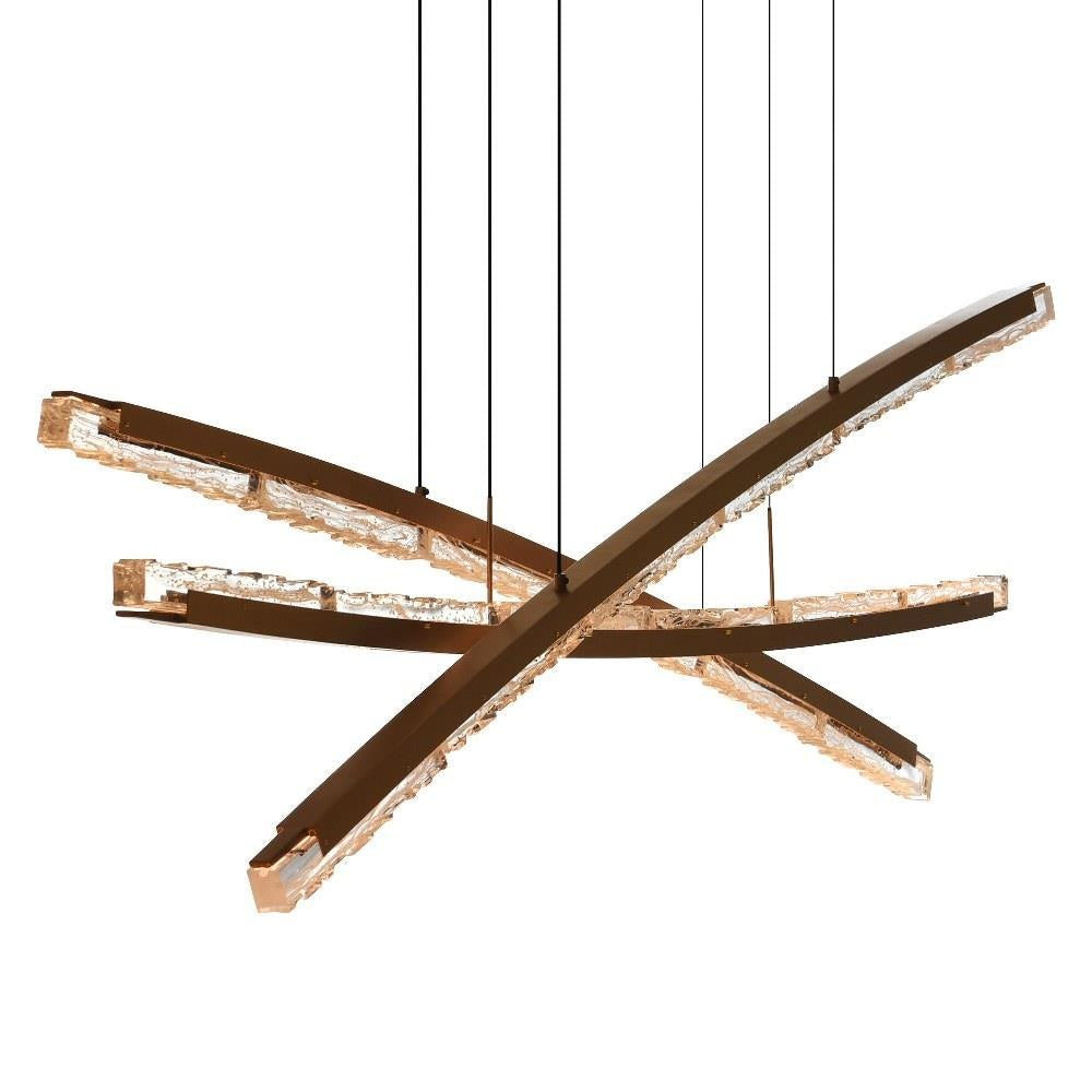 CWI Lighting - 1710P70-3-101 - Saber - 108W LED Chandelier-26 Inch Tall and 70 Inch Wide