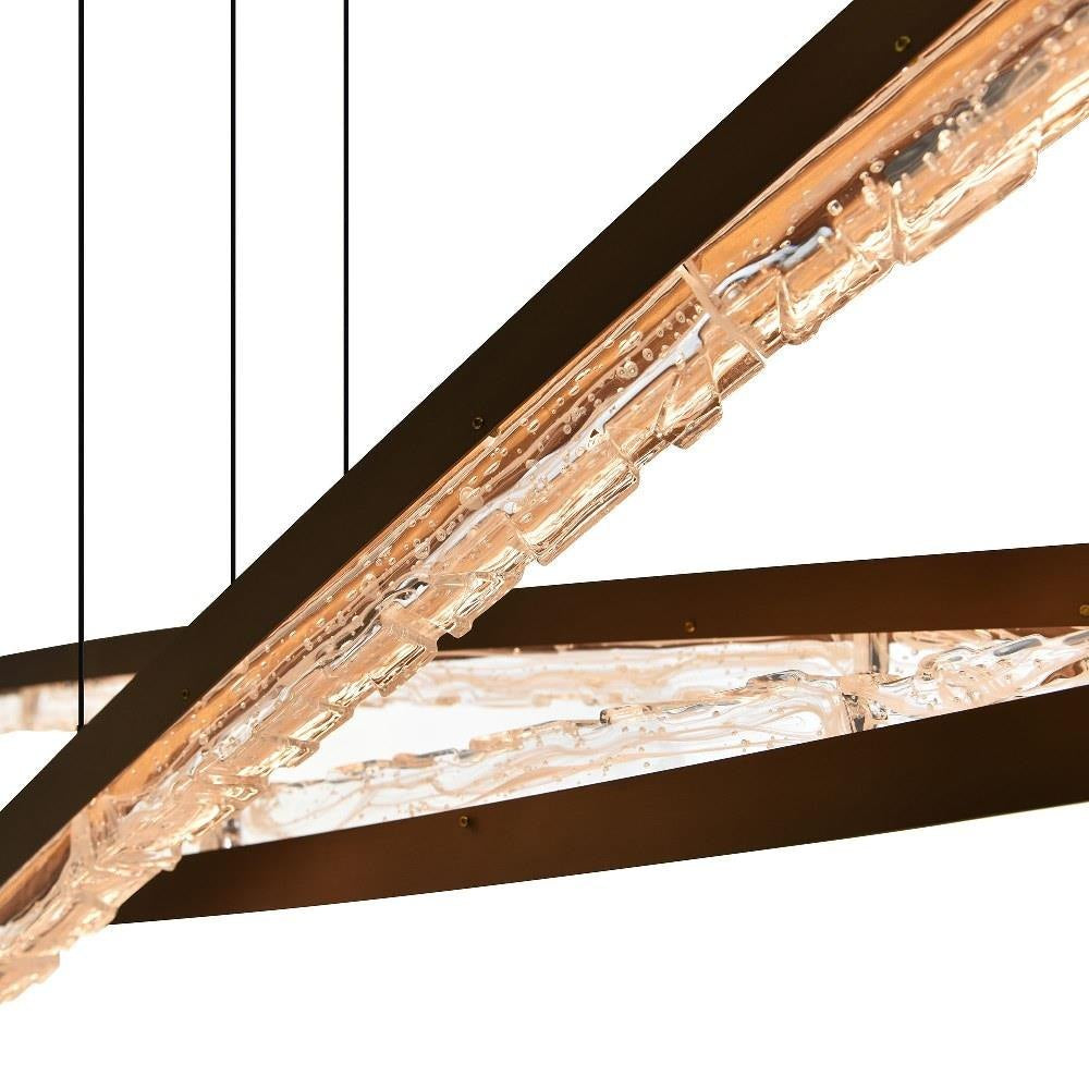 CWI Lighting - 1710P70-3-101 - Saber - 108W LED Chandelier-26 Inch Tall and 70 Inch Wide