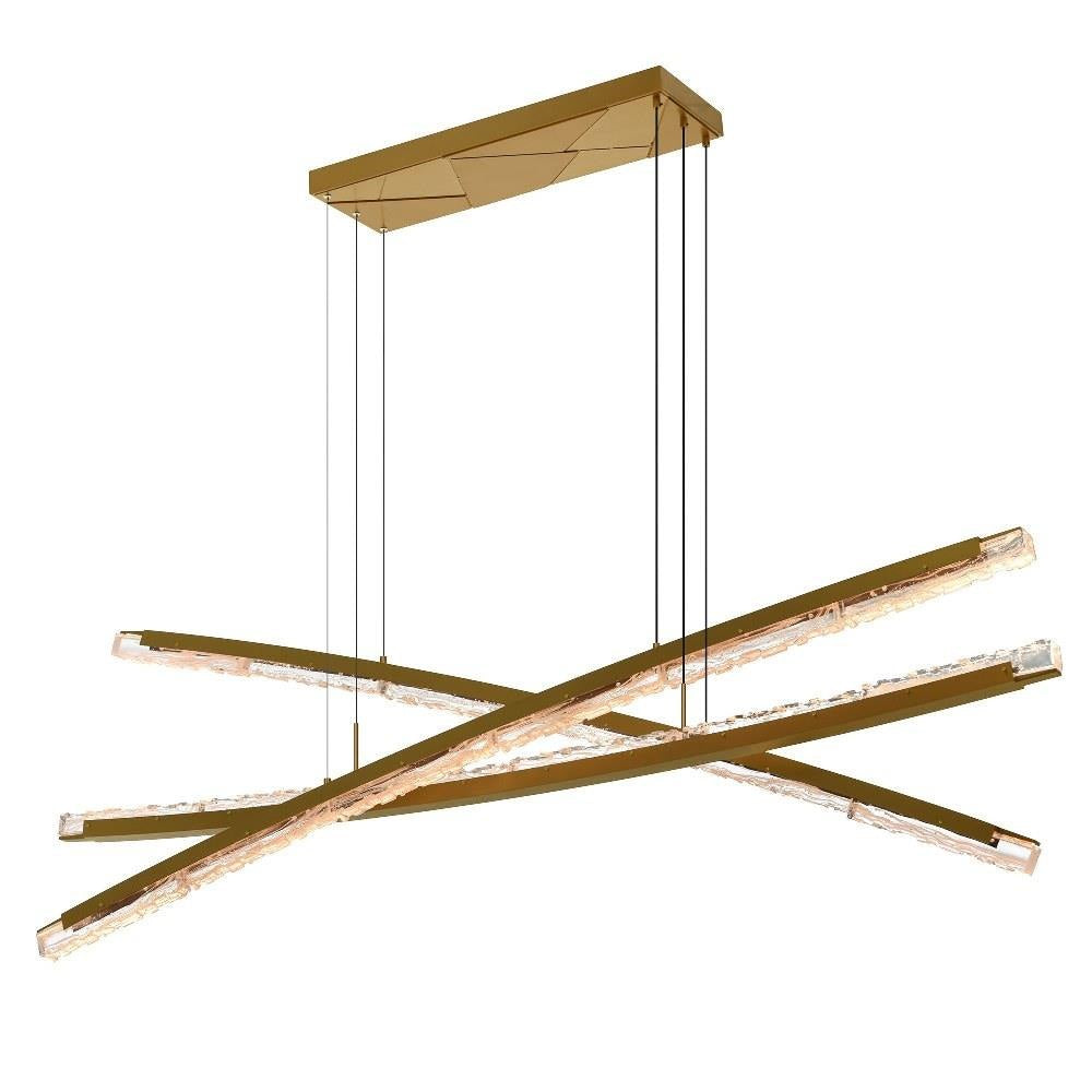 CWI Lighting - 1710P70-3-101 - Saber - 108W LED Chandelier-26 Inch Tall and 70 Inch Wide