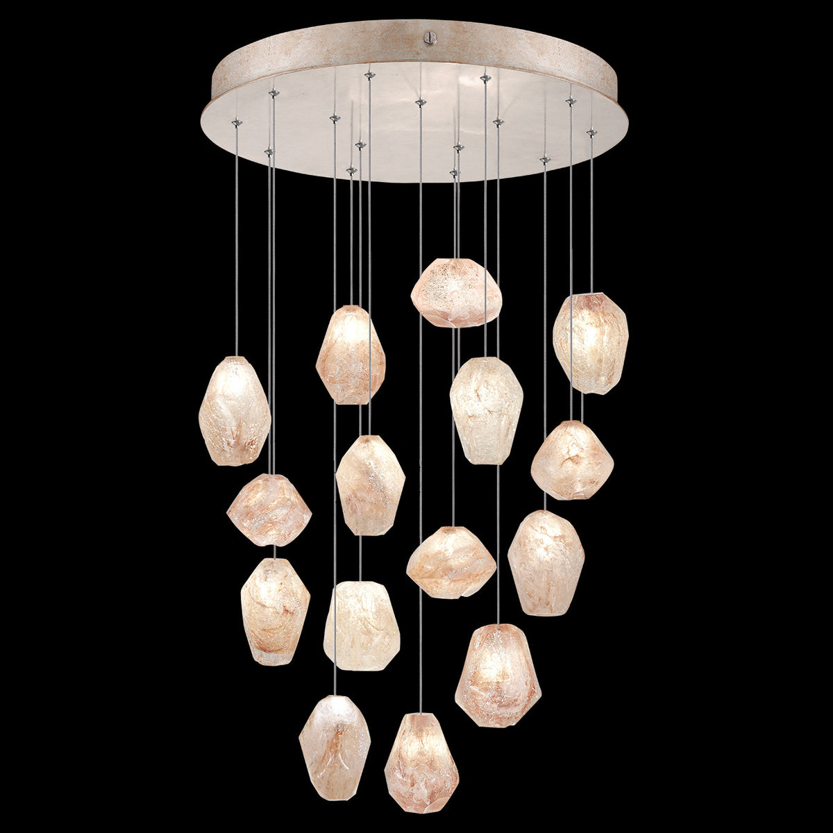 NATURAL INSPIRATIONS 21" W Round Pendant