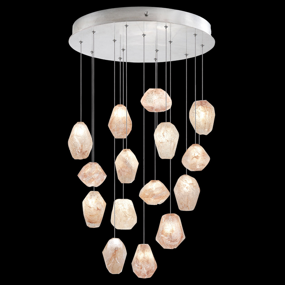 NATURAL INSPIRATIONS 21" W Round Pendant